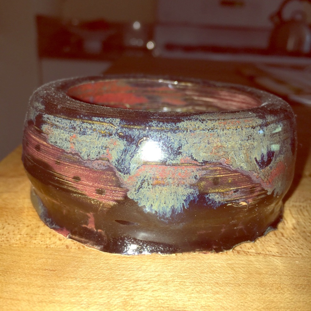 Wheel thrown handmade bowl